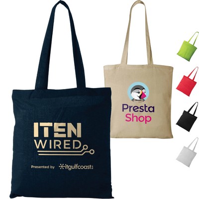 4 Oz LIGHTWEIGHT Convention Cotton Canvas Tote Bag